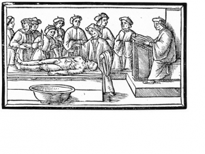 図3　Jacopo Berengario da Carpi, Anatomia (Venice, 1535) 表紙より